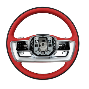 พวงมาลัยหนังสีน้ำเงินเข้มสำหรับรถแลนด์โรเวอร์ L405 L460 Sport L320 L494 L461 Velar L560 Evoque L538 ปี 2011 ถึงปัจจุบัน - Product Image 3