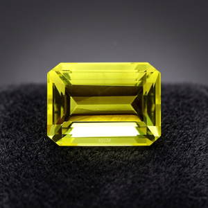 Precio de fábrica al por mayor, alta calidad, 13X18mm, corte Octágono, oro verde natural, cuarzo Limón, piedra preciosa suelta facetada por quilate IGI - Product Image 1