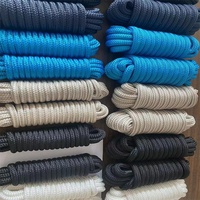 Ligne d'amarrage en nylon à double tressage de 1/2'', 5/8'', 3/4'', 1'' - Matériau en polyester durable