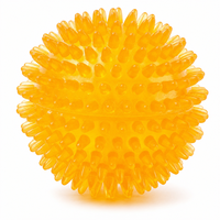Balle à mâcher interactive pour chien TPR Spiky, style classique et moderne, jouet de nettoyage dentaire, 2 tailles disponibles