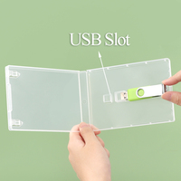 SUNSHING Vente en gros Étui de rangement pour clés USB en PP, Étui de conservation écologique pour clés USB