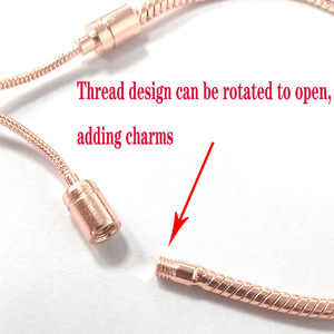 Délicat Plusieurs Modèles Réglable Serpent Perlé Chaîne Curseur Bracelet Diy <span class=keywords><strong>Charme</strong></span> Bracelet Main Bijoux <span class=keywords><strong>Pour</strong></span> Femmes - Product Image 2