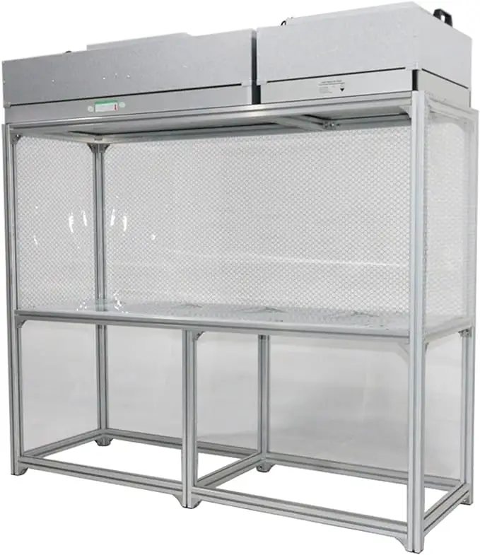 Clean booth room portable cabinet mini super clean bench laminar air flow with vertical horizontal laminar flow hood H14