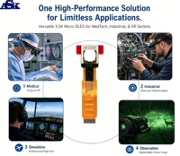 Écran Micro OLED ASK 0,5 pouces 1920x1080 |   Panneau micro-afficheur Full HD haute luminosité |   Oculaire d'imagerie thermique à vision optique MIPI