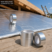 Ruban d'étanchéité en aluminium pour isolation de panneaux de mousse CVC, barrière réfléchissante de chaleur et anti-humidité, imperméable et durable