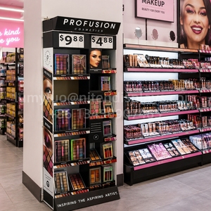 Étagère de présentation cosmétique sur pied pour palettes de fards à paupières, pour la vente au détail - Product Image 3