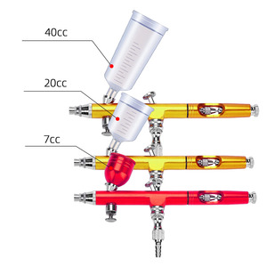 Aérographe Ar180 à alimentation par gravité 0,3-0,5 mm, double action, vitesse réglable, pour peinture artistique et modélisme - Product Image 4