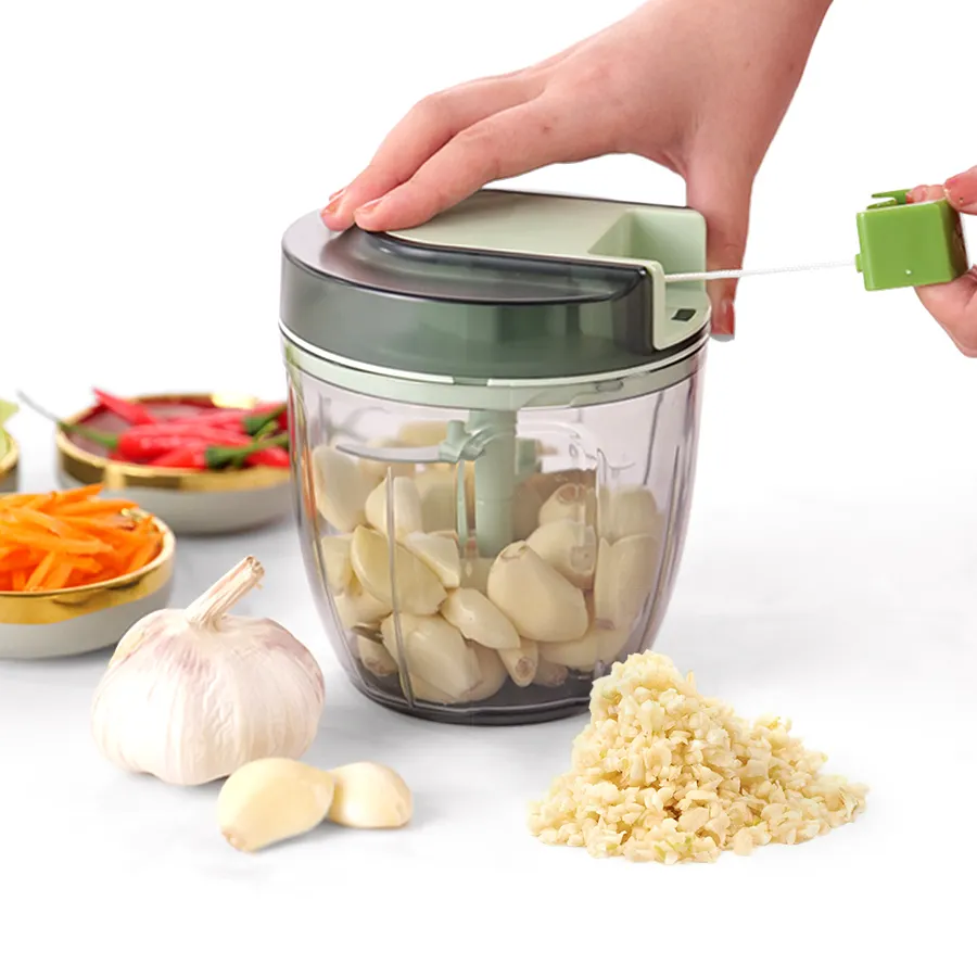 Küche Mini Gemüse-Zuggreifer Multi-Funktion manuell Edelstahlklinge ABS & Lebensmittel-Klasse Kunststoff umweltfreundlich