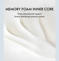 Oreillers de lit ergonomiques en mousse à mémoire de forme en forme de B pour dormir confortablement