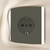 Enchufe de Pared WESA 16A, 1 Tomacorriente, Estándar Europeo Schuko, Diseño Moderno y Lujoso