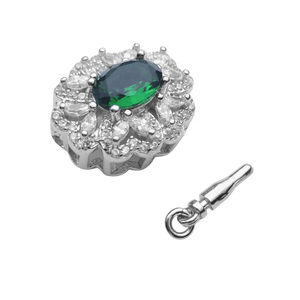 Fermoirs de bijoux en argent 925 plaqué or 18 carats avec zircon, grande mousquetelle à ressort, personnalisables, pour sacs, breloques DIY, colliers et bracelets - Product Image 3