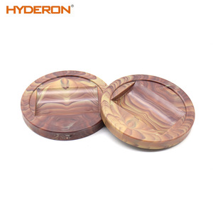 Hyderon Round Plastic Caster Cups Anti Slip <b>Table</b> Chair <b>Leg</b> Pads Home Use - Product Image 2