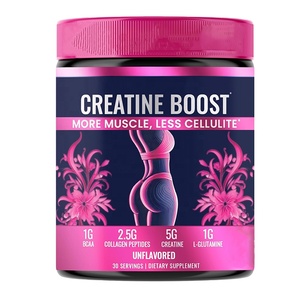 Créatine en poudre pour femmes 5G Créatine monohydrate avec peptides de collagène <span class=keywords><strong>BCAA</strong></span> L Glutamine Complément pour tonifier les muscles maigres - Product Image 2