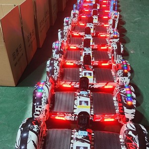 Patinete Eléctrico Autoequilibrado Resistente con Manillar, <span class=keywords><strong>Hoverboard</strong></span> <span class=keywords><strong>de</strong></span> 350W con Doble Motor para Niños y Adolescentes, Uso Diario - Product Image 4