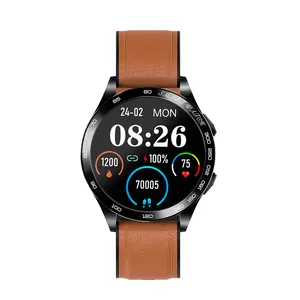 Klassische Geschäfts mann stilvolle rostfreie Smartwatch