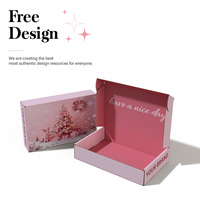 Dossiers en carton ondulé de luxe recyclé personnalisés, emballages biodégradables avec laminage mat, gaufrage et feuille d'argent, cadeau de Noël