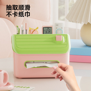 Caja de pañuelos Snow House, rectangular, impermeable, tipo organizador de oficina, almacenamiento para baño, compartimento multifuncional de escritorio - Product Image 2
