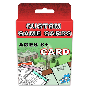 Gioco di Carte Monopoli Personalizzato, Vendita all'Ingrosso, Gioco da Tavolo Popolare per Adulti, Dimensioni Personalizzabili - Product Image 1