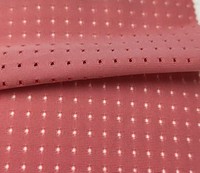 Tissu en maille ronde respirant 83% polyester 17% élasthanne 80GSM extensible écologique séchage rapide pour vêtements de sport d'extérieur pour filles