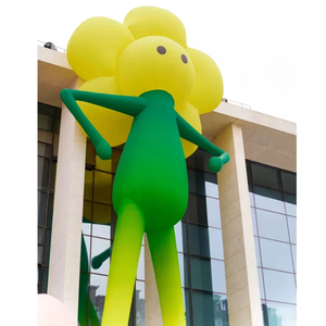 Açık bina festivali dekorasyon için LED ışık şişme yapay çiçek kapalı açık promosyon dev - Product Image 6