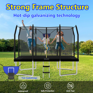 Zoshine – Fabricants de trampolines d'extérieur pour enfants, unisexes, 7x11 pieds, de haute qualité garantie, durables, professionnels et abordables - Product Image 3