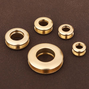 Каросунг, оптовая продажа, Высококачественная сумка, крепежная круглая латунная проушина, петелька, винтовая Пряжка для кожаного кошелька и т. Д. - Product Image 4