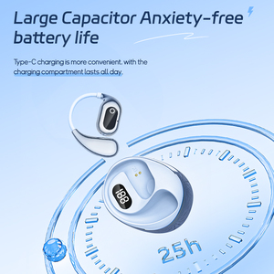 New Hanging Rope AI Translation OWS Earphones Digital Display Soft Arch Stereo Waterproof Type-C Charging - Product Image 5