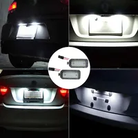 2Pcs Eclairage de plaque d'immatriculation pour Ford KUGA S MAX MONDEO MK4 MK5 MK2 FIESTA 2008-2019 FOCUS ABS Plastic 12V LED Number Signal Light