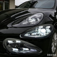Phares LED pour Porsche Cayenne 958 958.1 958.2 2011-2017 – Mise à niveau vers le style 2023 – Phares Matrix Plug and Play – Éclairage avant