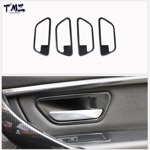 Accessoires intérieurs aspect fibre <span class=keywords><strong>de</strong></span> carbone, pièces pour console centrale, levier <span class=keywords><strong>de</strong></span> vitesses, volant, autocollants décoratifs pour <span class=keywords><strong>BMW</strong></span> Série 3 F30F31 RHD - Product Image 5
