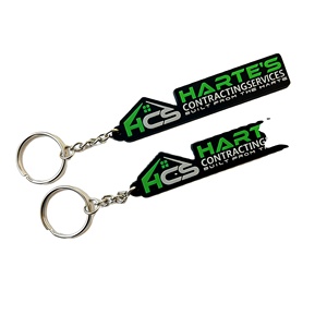 Customizable Soft PVC <b>Key</b> <b>Chains</b> Personalized Logo Keychains Business Personal Gift Soft Rubber Promotional Carabiners Souvenir - Product Image 5