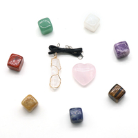 Nouveau Design 2023 pierres naturelles de guérison des 7 chakras ensemble de bijoux en cristal pour femmes et hommes cadeaux