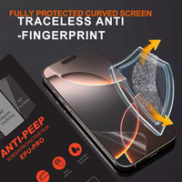 Film de protection d'écran EPU mat anti-espion en TPU hydrogel en rouleau, auto-réparant pour machine de découpe - Vente en gros