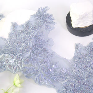 الدانتيل ملابس مزينة بالخرز يمكن أن تزين ملابس العرائس ديي. - Product Image 5