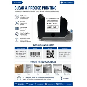 Imprimante jet d'encre industrielle résistante aux marques Wdotmark pour l'emballage pharmaceutique - Product Image 5