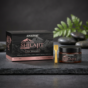 Amarvat Pure <b>Shilajit</b> Resin for Women Premium <b>Himalayan</b> Mineral Formula for Daily Vitality Energy Stamina Active Living Wellness - Product Image 1