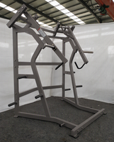 Appareil de musculation professionnel pour exercices de pectoraux et d'épaules, avec fonction de levée latérale à double bras, compatible avec les plaques de poids, type Power Rack