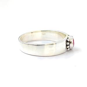 Anillo de Ágata Rubí, Anillo de Plata de Ley 925 con Piedra Preciosa, Anillo de Ágata Rubí Hecho a Mano, Colección de Anillos Finos, Joyería de Plata, Precio al por Mayor - Product Image 5