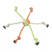 Jouets à mâcher durables pour chiens, en corde de coton tressée à la main, pour la propreté dentaire des chiots - Vente en gros fabricant