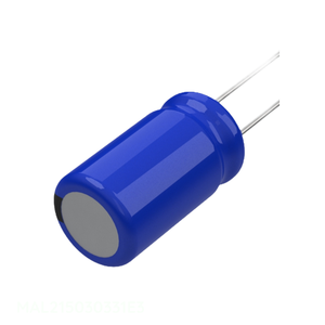 Condensador de Canal de Fabricante, Aluminio, 330uF, 20%, 35V, Radial TH, 330 uF, Montaje a través de Orificio, MAL215030331E3 - Product Image 1