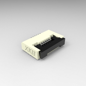 Connecteur FFC FPC XKB Connection X05A20L06T 6 broches 0,5 mm à contact inférieur, verrouillage rabattable, angle droit, SMD, ROHS pour électronique PCB - Product Image 3