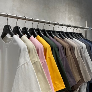 Camiseta Oversize de Algodón Grueso de 240GSM con Tacto Frío y Sensación de Hielo para Hombre, Servicio OEM, Estilo Urbano, Venta al por Mayor - Product Image 3