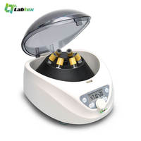 Mini centrifugeuse de laboratoire à faible vitesse LABTEX CF0506, type table, vitesse maximale de 5000 tr/min, centrifugeuse de laboratoire dentaire, machine de coulée