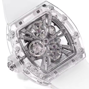 New Tourbillon <b>Watch</b> Men's Luxury Automatic Mechanical <b>Watch</b>, Sapphire Crystal Transparent Case, RM27-03Fashion Hollowed-OutWris - Product Image 5