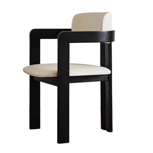 Chaise de salle à manger en bois massif avec coussin moelleux, <span class=keywords><strong>prix</strong></span> usine, simple et abordable, pour la maison, la cuisine ou le restaurant, modèle L074 (2026) - Product Image 2