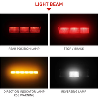 Lampada Spot Flood 4.5 pollici cubo 28W 4x4 camion 12V 30V Led luce da lavoro per macchine agricole