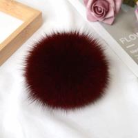 Pompons en fausse fourrure de raton laveur écologiques - Boules de fourrure synthétique de haute qualité pour vêtements