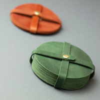 Sous-verres en cuir pour décoration intérieure durable Sous-verres de boisson de style européen et napperon avec organisateur pour hôtels et restaurants