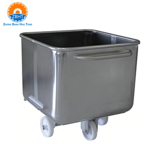 Contenedor <span class=keywords><strong>de</strong></span> <span class=keywords><strong>Carne</strong></span> <span class=keywords><strong>de</strong></span> Acero Inoxidable <span class=keywords><strong>de</strong></span> 200L con Carro Industrial Multifuncional <span class=keywords><strong>para</strong></span> Transporte <span class=keywords><strong>de</strong></span> Alimentos y Equipos <span class=keywords><strong>de</strong></span> Sacrificio - Product Image 1