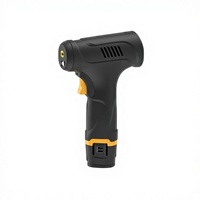Pompe à air de type pistolet à gonflage illimité, pompe à air pour voiture avec batterie 2000mAh*3